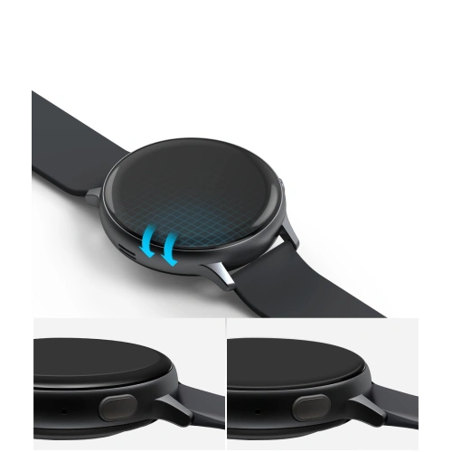 Antybakteryjna folia Samsung Galaxy Watch Active 1/2 (40mm) - Ringke Easy Flex - Home Screen
