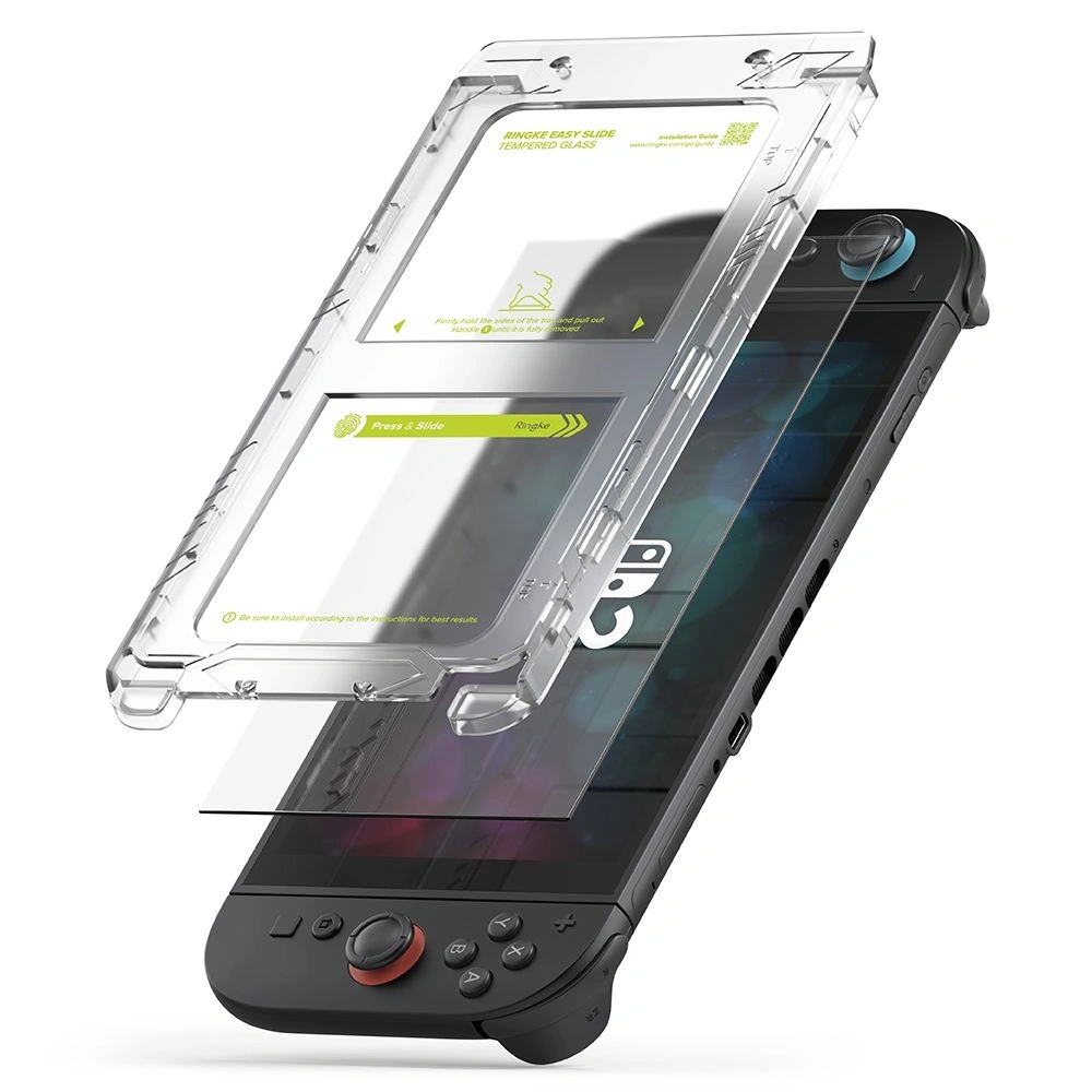 Szkło hartowane Ringke Easy Slide do Nintendo Switch 2 Clear [2 PACK]