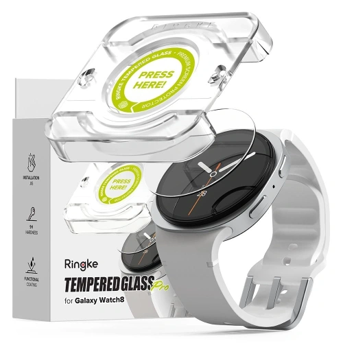 Szkło hartowane Ringke Tempered Glass Pro do Samsung Galaxy Watch 8 44mm Clear [2 PACK]