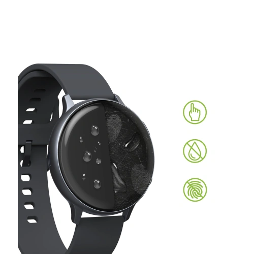 Antybakteryjna folia Samsung Galaxy Watch Active 1/2 (40mm) - Ringke Easy Flex - Home Screen