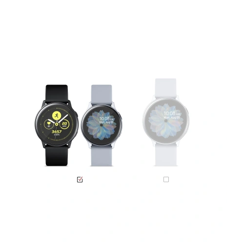 Antybakteryjna folia Samsung Galaxy Watch Active 1/2 (40mm) - Ringke Easy Flex - Home Screen