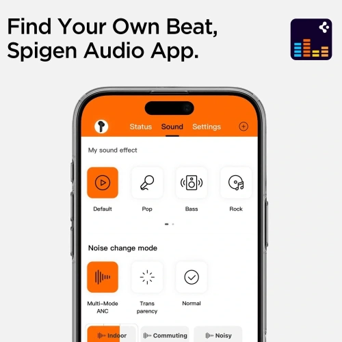 Bezprzewodowe słuchawki dokanałowe Spigen SA2400 ANC In-ear Earphone White