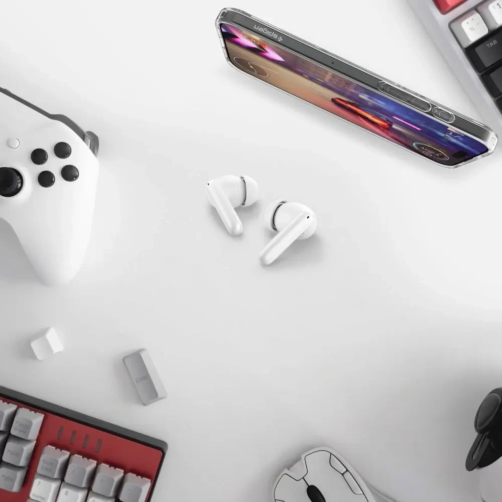 Bezprzewodowe słuchawki dokanałowe Spigen SA2400 ANC In-ear Earphone White Bezprzewodowe słuchawki dokanałowe Spigen SA2400 ANC In-ear Earphone White