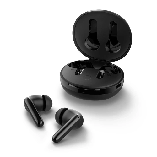 Bezprzewodowe słuchawki dokanałowe Spigen SA2400 ANC In-ear Earphone Black