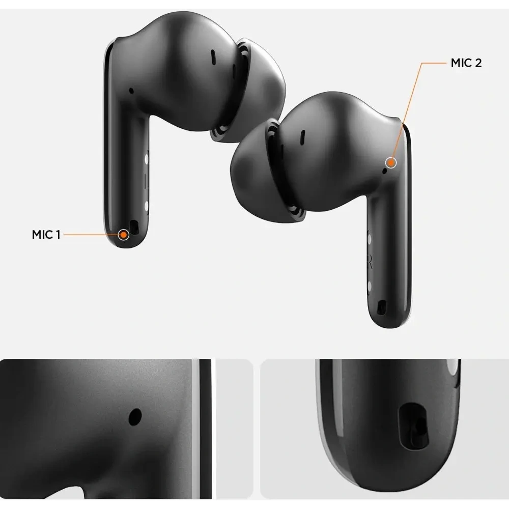 Bezprzewodowe słuchawki dokanałowe Spigen SA2400 ANC In-ear Earphone Black Bezprzewodowe słuchawki dokanałowe Spigen SA2400 ANC In-ear Earphone Black