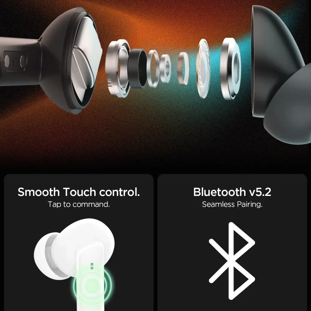 Bezprzewodowe słuchawki dokanałowe Spigen SA2402 ANC Pro In-ear Earphone White Bezprzewodowe słuchawki dokanałowe Spigen SA2402 ANC Pro In-ear Earphone White