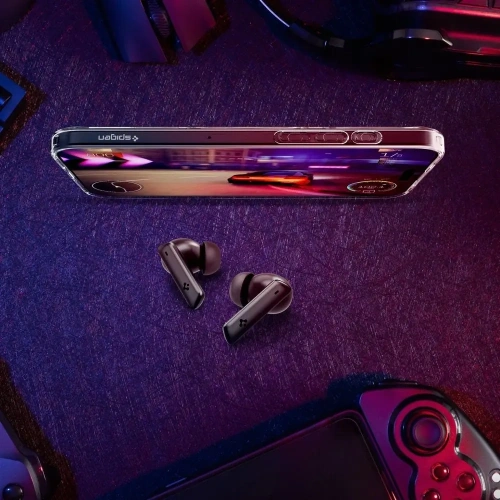 Bezprzewodowe słuchawki dokanałowe Spigen SA2402 ANC Pro In-ear Earphone Black