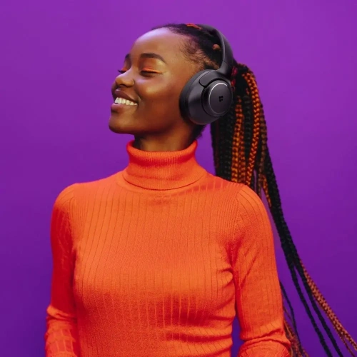 Bezprzewodowe słuchawki nauszne Spigen SA2403 ANC Pro Headphones Black