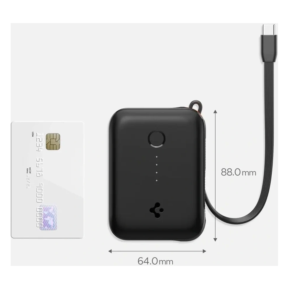 Powerbank Spigen Essentail EA3010BT Power Bank 10000mAh 30W Black
