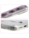 Etui z pierścieniem magnetycznym Bizon Case CrystalO Magnetic do Apple iPhone 17 Pro przezroczyste