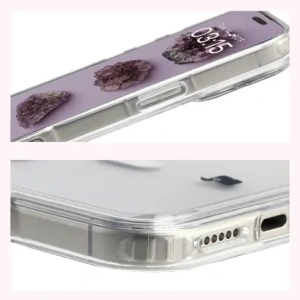 Etui z pierścieniem magnetycznym Bizon Case CrystalO Magnetic do Apple iPhone 17 Pro Max przezroczyste