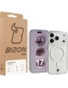 Etui z pierścieniem magnetycznym Bizon Case CrystalO Magnetic do Apple iPhone 17 Pro przezroczyste