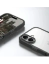 Etui Bizon Case Halo do Apple iPhone 17 przydymione-czarne