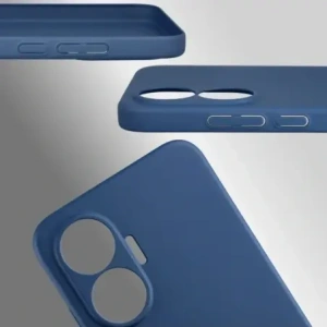 Etui Bizon Case Łupka do Xiaomi POCO F7 niebieskie