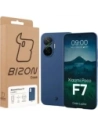 Etui Bizon Case Łupka do Xiaomi POCO F7 niebieskie
