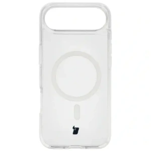 Etui z pierścieniem magnetycznym Bizon Case CrystalO Magnetic do Apple iPhone Air przezroczyste