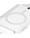 Etui z pierścieniem magnetycznym Bizon Case CrystalO Magnetic do Apple iPhone Air przezroczyste