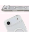 Etui z pierścieniem magnetycznym Bizon Case CrystalO Magnetic do Apple iPhone Air przezroczyste