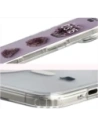 Etui z pierścieniem magnetycznym Bizon Case CrystalO Magnetic do Apple iPhone Air przezroczyste