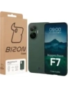 Etui Bizon Case Łupka do Xiaomi POCO F7 zielone