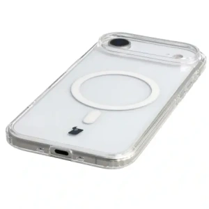 Etui z pierścieniem magnetycznym Bizon Case CrystalO Magnetic do Apple iPhone Air przezroczyste