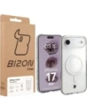 Etui z pierścieniem magnetycznym Bizon Case CrystalO Magnetic do Apple iPhone Air przezroczyste