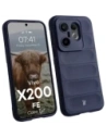 Pancerne etui Bizon Case Tur do Vivo X200 FE granatowe