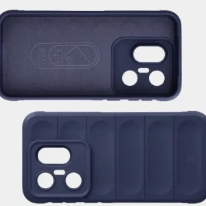 Pancerne etui Bizon Case Tur do Vivo X200 FE granatowe