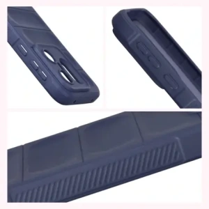 Pancerne etui Bizon Case Tur do Vivo X200 FE granatowe