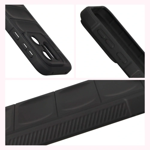 Pancerne etui Bizon Case Tur do Vivo X200 FE czarne