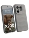 Pancerne etui Bizon Case Tur do Vivo X200 FE jasnoszare