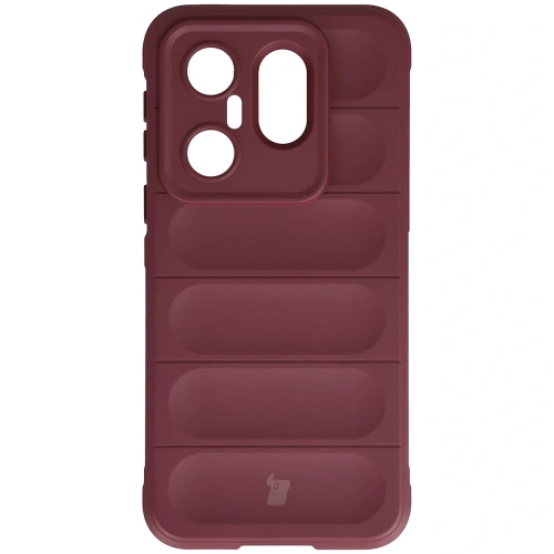 Pancerne etui Bizon Case Tur do Vivo X200 FE burgundowe