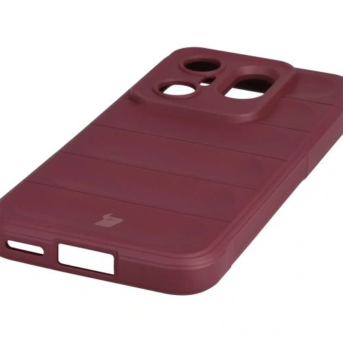 Pancerne etui Bizon Case Tur do Vivo X200 FE burgundowe