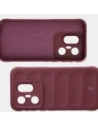 Pancerne etui Bizon Case Tur do Vivo X200 FE burgundowe