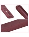 Pancerne etui Bizon Case Tur do Vivo X200 FE burgundowe