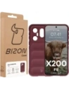 Pancerne etui Bizon Case Tur do Vivo X200 FE burgundowe