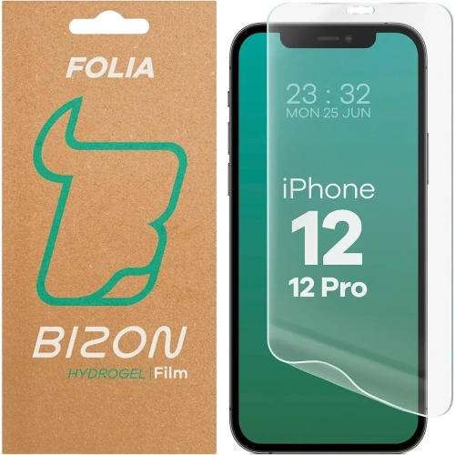 Folia hydrożelowa na ekran Bizon Glass Hydrogel Front do Apple iPhone 12 / 12 Pro