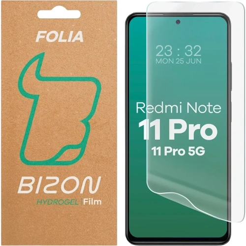 Folia hydrożelowa na ekran Bizon Glass Hydrogel Front do Xiaomi Redmi Note 11 Pro 4G / Pro 5G