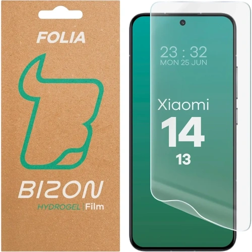 Folia hydrożelowa na ekran Bizon Glass Hydrogel Front do Xiaomi 14 / 13