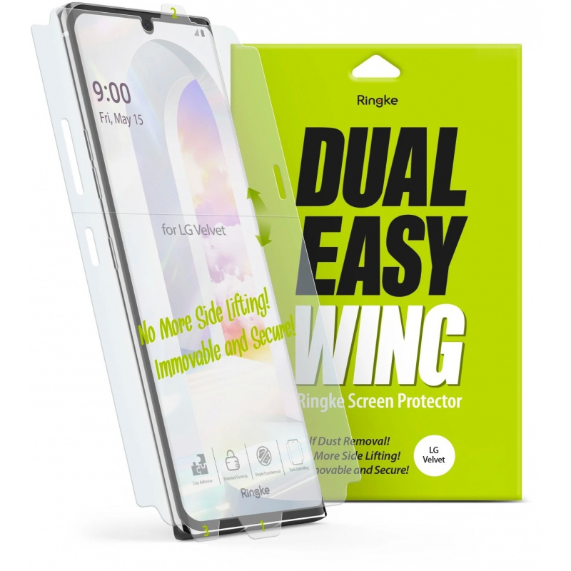Ringke Distributor - 8809716074297 - RGK1219 - Ringke Dual Easy Wing Full Cover LG Velvet [2 PACK] - B2B homescreen