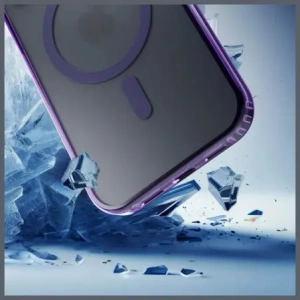 Etui 3MK Frosty MagCase do Apple iPhone 17 fioletowy