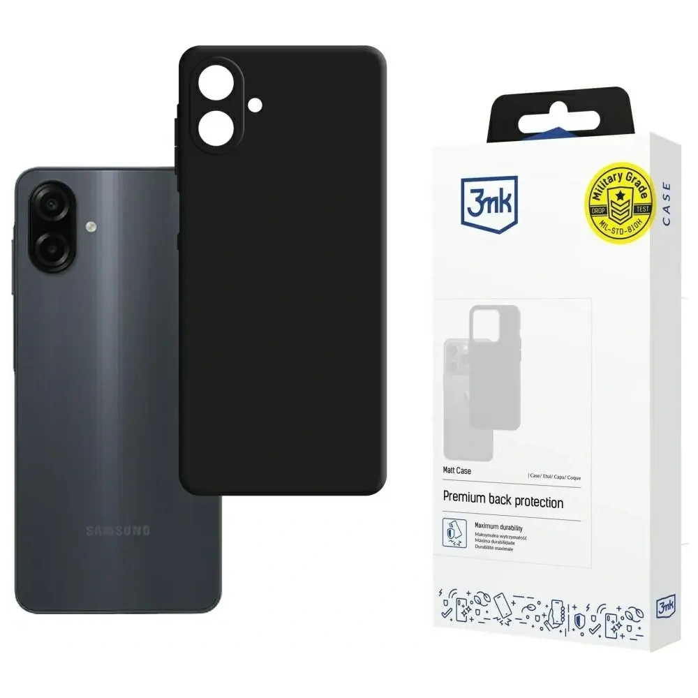 Etui 3MK Matt Case do Samsung Galaxy A07 4G czarny