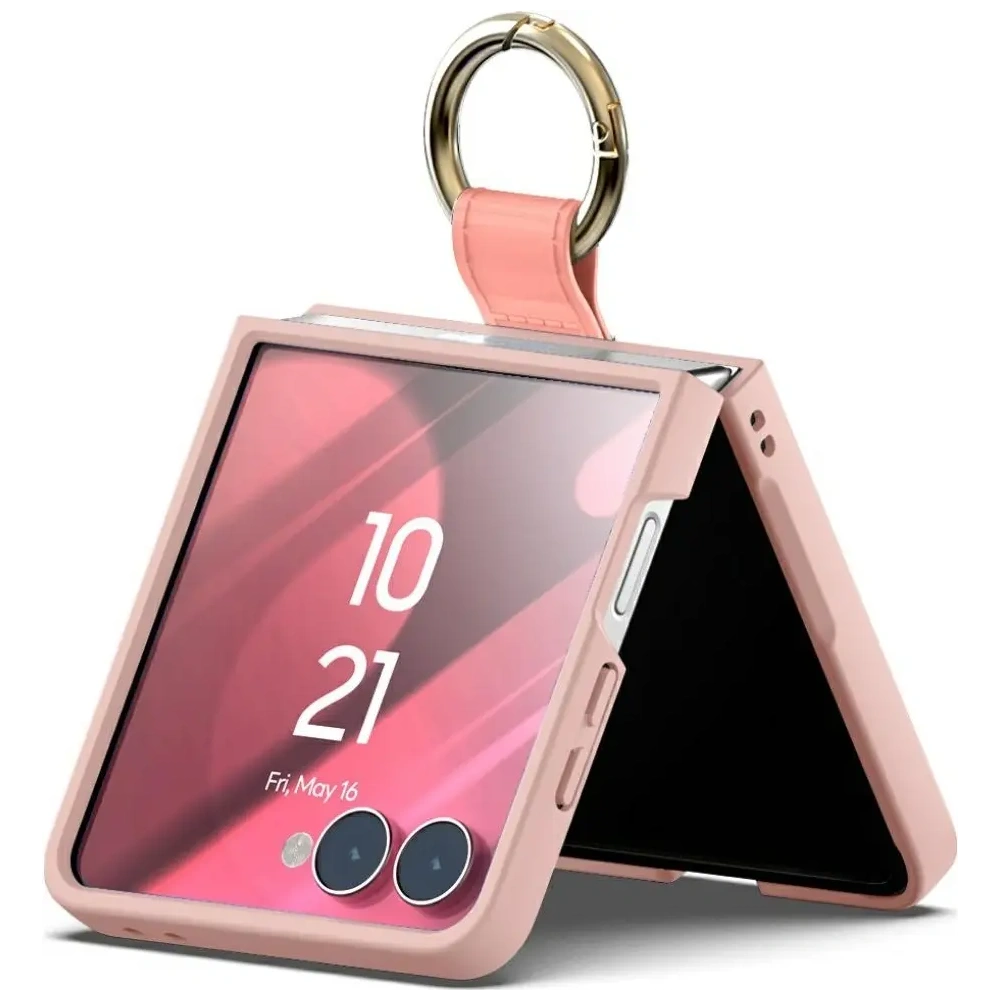 Etui Mercury Gold Ring do Samsung Galaxy Z Flip7 różowy