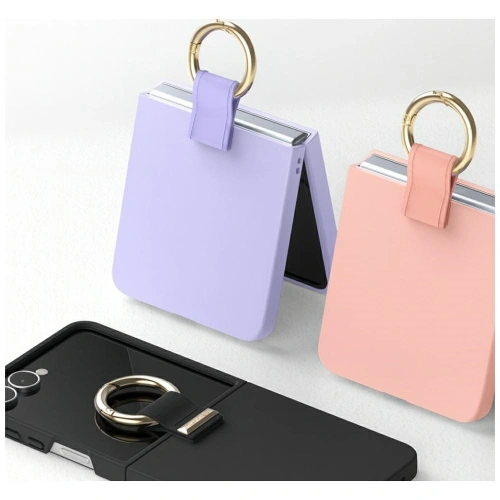 Etui Mercury Gold Ring do Samsung Galaxy Z Flip7 różowy