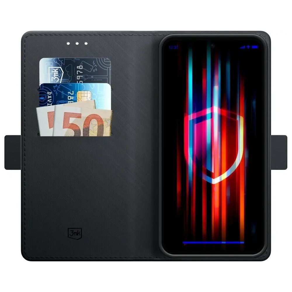Etui 3MK Wallet Case do Samsung Galaxy S25 FE czarny