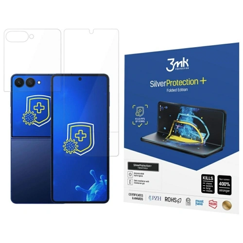 Antymikrobowa folia ochronna 3MK SilverProtect+ do Samsung Galaxy Z Flip7 Folded Edition