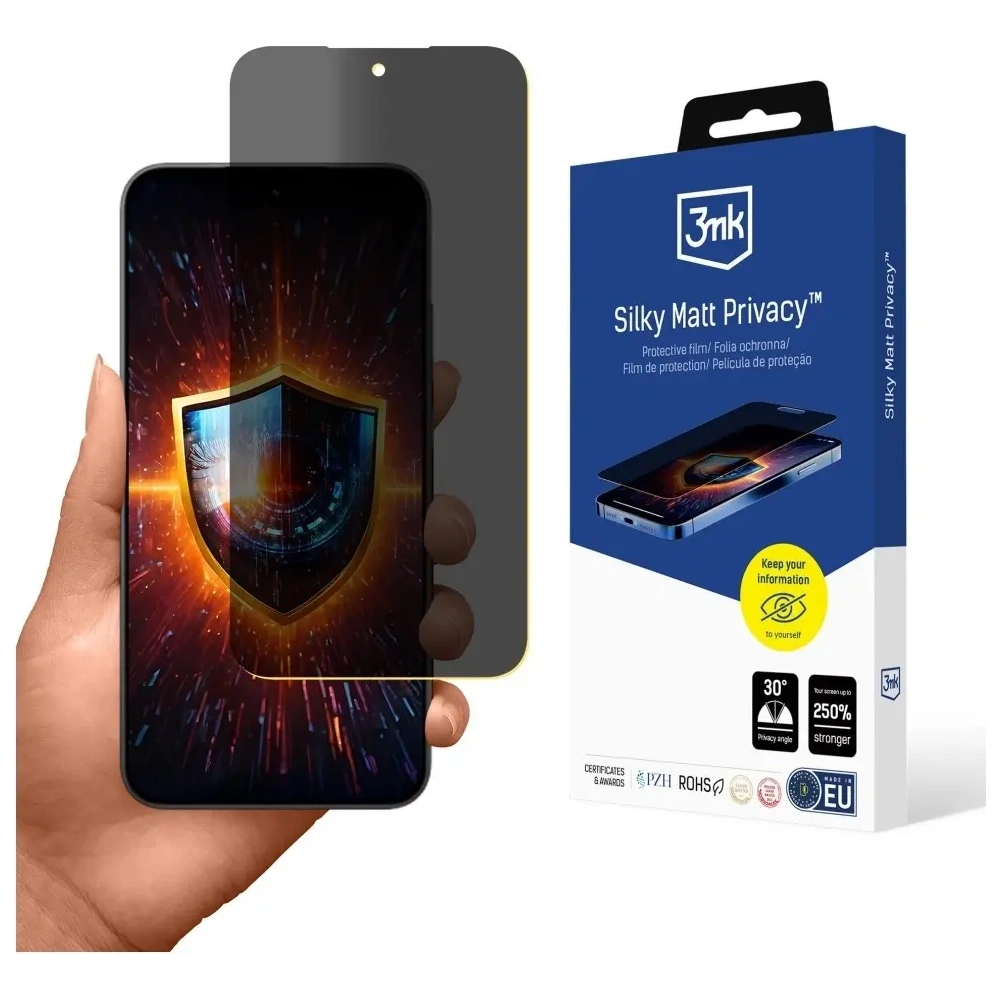 Folia prywatyzująca 3MK Silky Matt Privacy do Xiaomi Poco F7