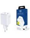 Ładowarka sieciowa 3MK Hyper Charger PD 45W GaN QC4+ PPS 2C Super-Fast Charge 2.0 biały