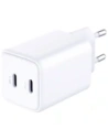 Ładowarka sieciowa 3MK Hyper Charger PD 45W GaN QC4+ PPS 2C Super-Fast Charge 2.0 biały
