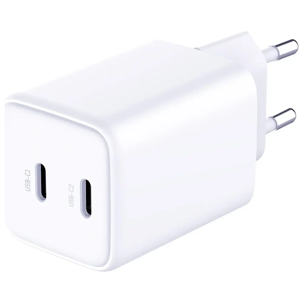 Ładowarka sieciowa 3MK Hyper Charger PD 45W GaN QC4+ PPS 2C Super-Fast Charge 2.0 biały